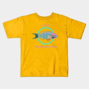 Green Blotched Parrotfish Kids T-Shirt